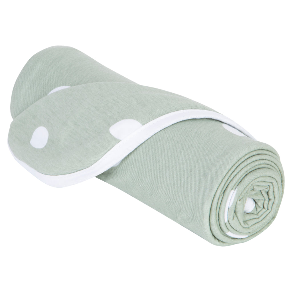 L'il Fraser Organic Baby Swaddle  SAGE 120cm X 120cm Stretch Wrap - BACK IN STOCK